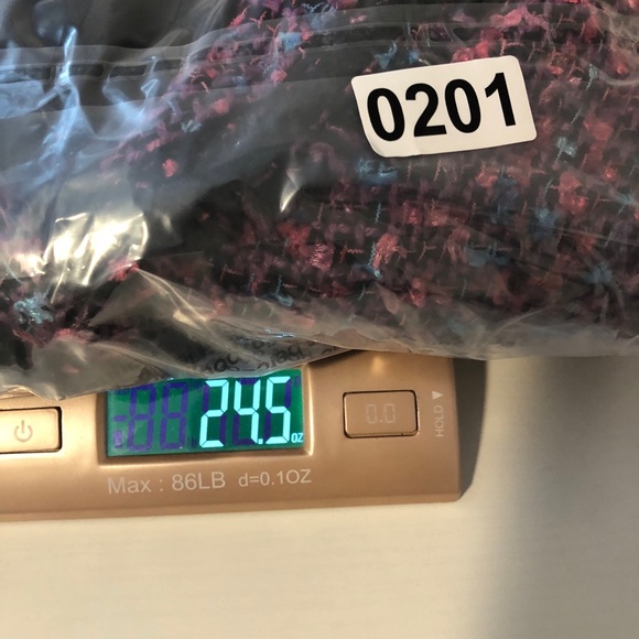 Say What? Women's multi-color Tweed Blazer - Picture 11 of 11